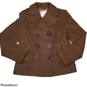Old Navy - Brown Wool Coat Size Medium
